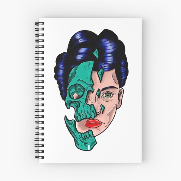 Item preview, Lady face skull design  designed and sold by nellas1976.