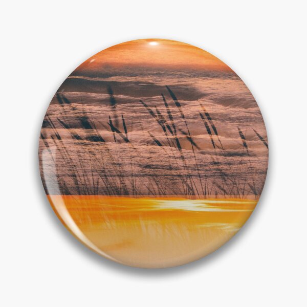 Item preview, Orange Sunset Bent near Waves of Baltic Sea designed and sold by MareksSteins.