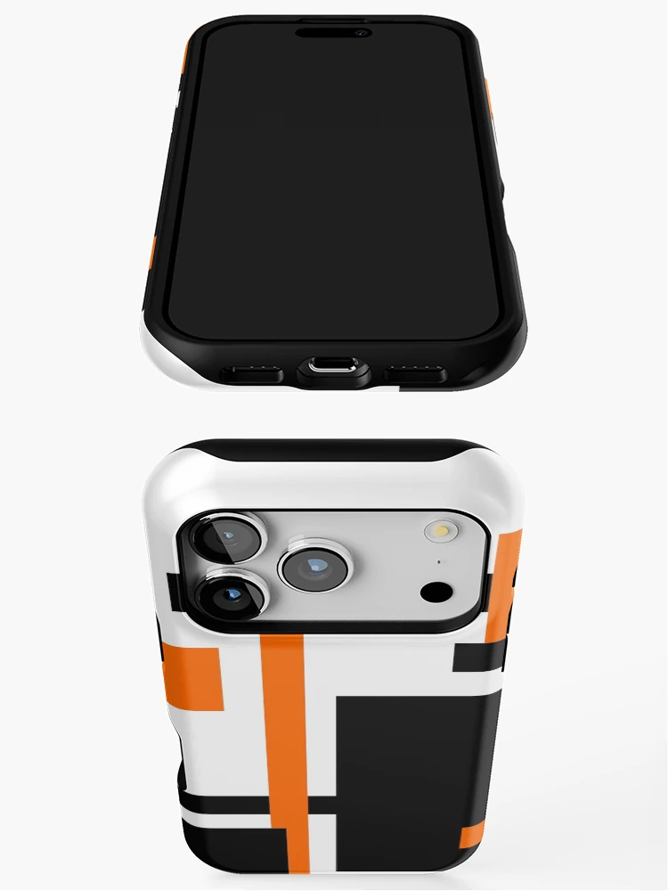 Thumbnail 3 of 4, iPhone Case, Rectangular Pattern 48 designed and sold by supernova23.