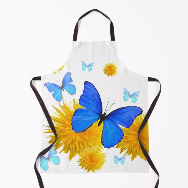 Item preview,  DANDELION FLOWERS & BLUE BUTTERFLIES ART designed and sold by sharlesart.
