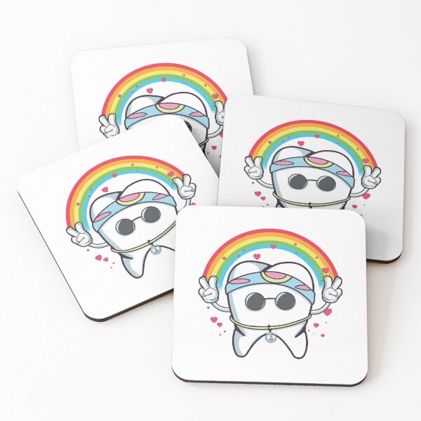 Item preview, Cute Hippie Tooth Dentist Gift designed and sold by MrEddie10.