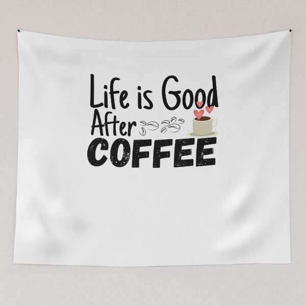 Item preview, Life Is Good After Coffee,Funny Coffee Lover Gift,Birthday, Perfect Gift designed and sold by PIXEcompany.