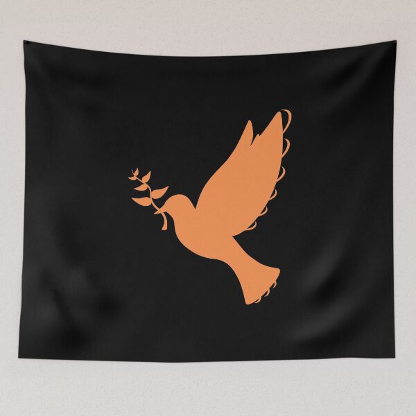 Item preview, Calm orange Bird designed and sold by All-for-All.