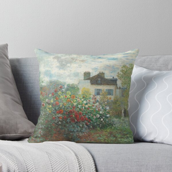 Item preview, The Artist's Garden in Argenteuil, A Corner of the Garden with Dahlias (1873) by Claude Monet designed and sold by emidye20.