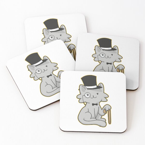 Item preview, Gentleman Cat with hat bow tie and stick designed and sold by Piztees.