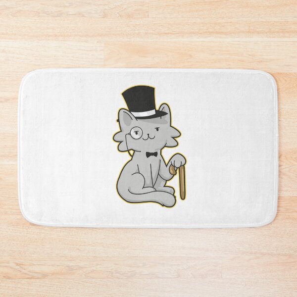 Item preview, Gentleman Cat with hat bow tie and stick designed and sold by Piztees.