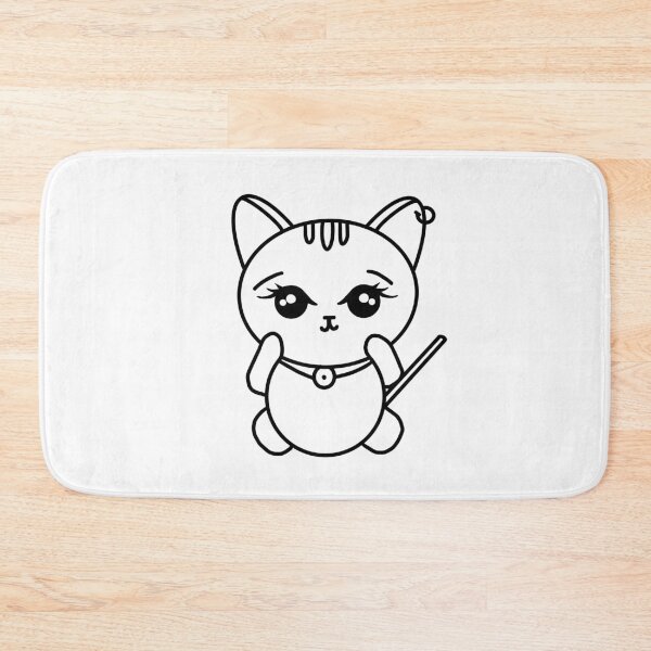 Item preview, Cute grey cat with earing designed and sold by atiksugiwara.