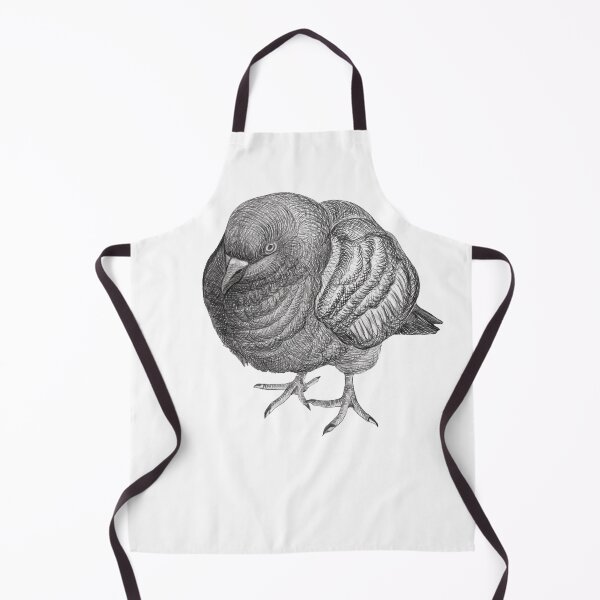 Item preview, a frowning pigeon drawn in pencil designed and sold by nataliavavilina.