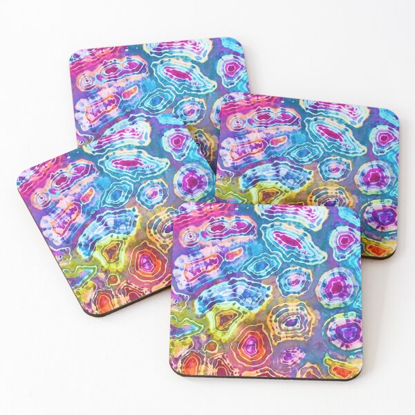 Item preview, Jewel Toned Pebble Tie Dye Pattern designed and sold by ILoveTieDye.