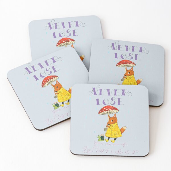 Item preview, Rainy Day Fox and Friend designed and sold by Howlish.
