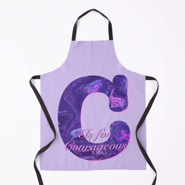 Item preview, Purple letter C is for Courageous motivational quote designed and sold by AMSonArt.