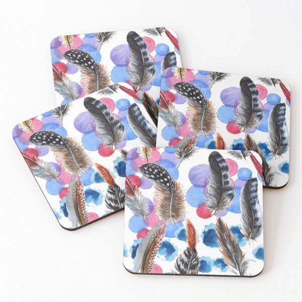 Item preview, Colorful feather Pattern  designed and sold by remonss.
