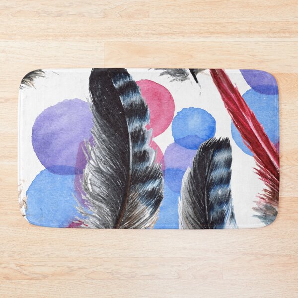 Item preview, Colorful feather Pattern  designed and sold by remonss.