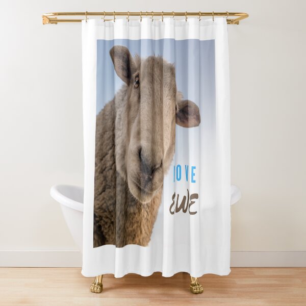LOVE EWE ( you) Shower Curtain