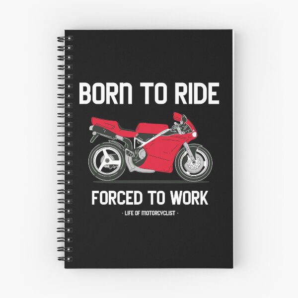 Item preview, Born To Ride Forced To Work Biker Motorcycle designed and sold by KLINESTORE.