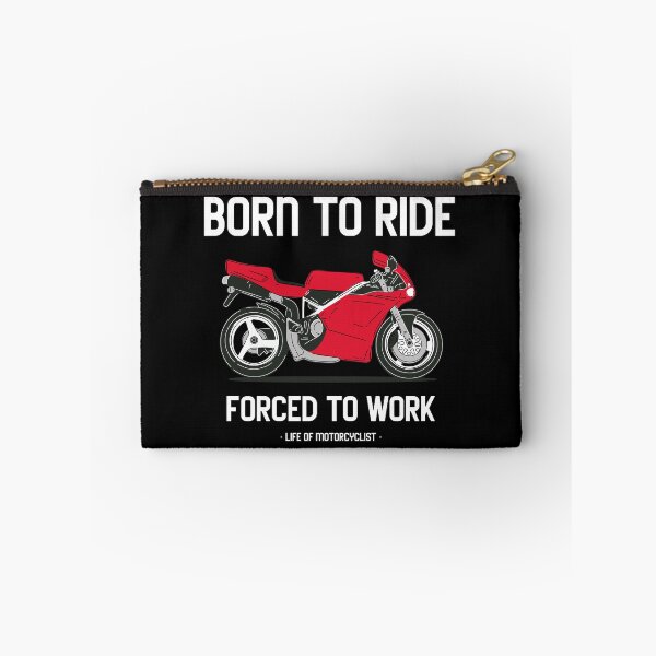 Item preview, Born To Ride Forced To Work Biker Motorcycle designed and sold by KLINESTORE.