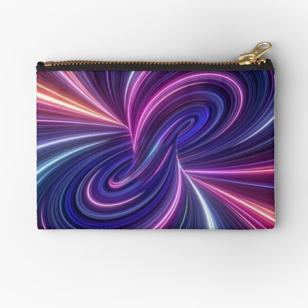 Quantum Theory Proposes That Cause and Effect Can Go In Loops Zipper Pouch