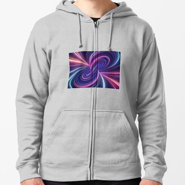 Quantum Theory Proposes That Cause and Effect Can Go In Loops Zipped Hoodie