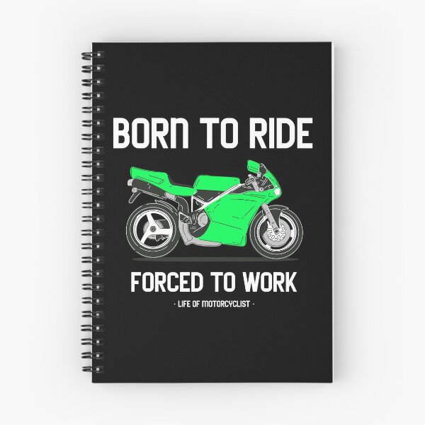 Item preview, Born To Ride Forced To Work Biker Motorcycle designed and sold by KLINESTORE.