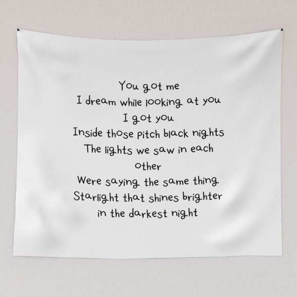 Item preview, BTS Mikrokosmos Lyrics Chorus (English) designed and sold by Aooms123.