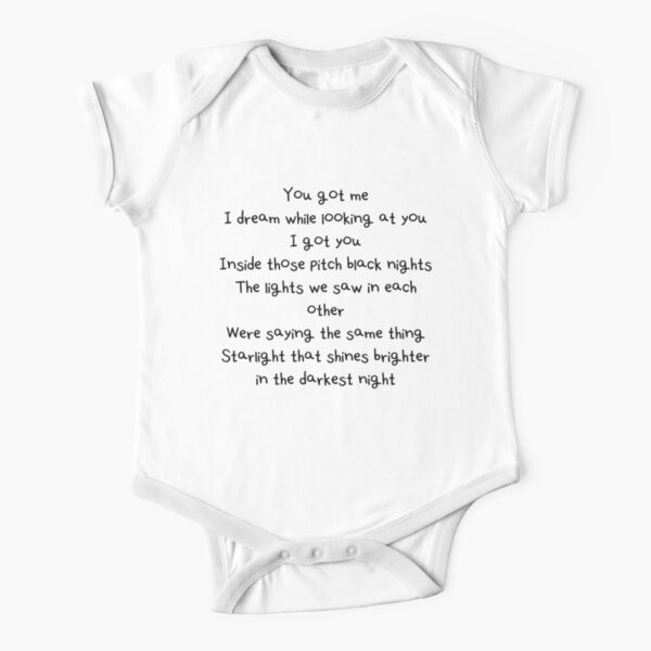 Bts Spring Day Opening Lyrics Graphic Design Baby One Piece By Univxrsaldesign Redbubble