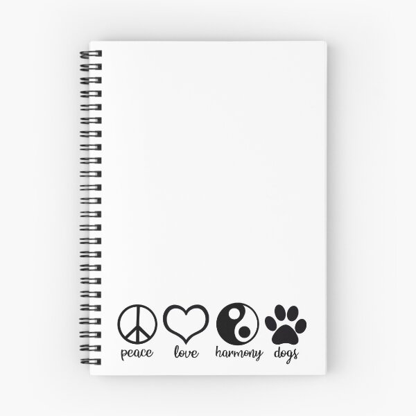 Item preview, Peace, Love, Harmony, Dogs designed and sold by ZenHenna.