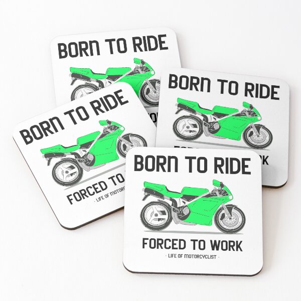 Item preview, Born To Ride Forced To Work Biker Motorcycle designed and sold by KLINESTORE.