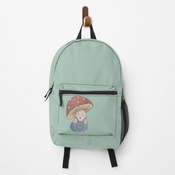 Item preview, Mushroom in overalls designed and sold by Emsun Art.