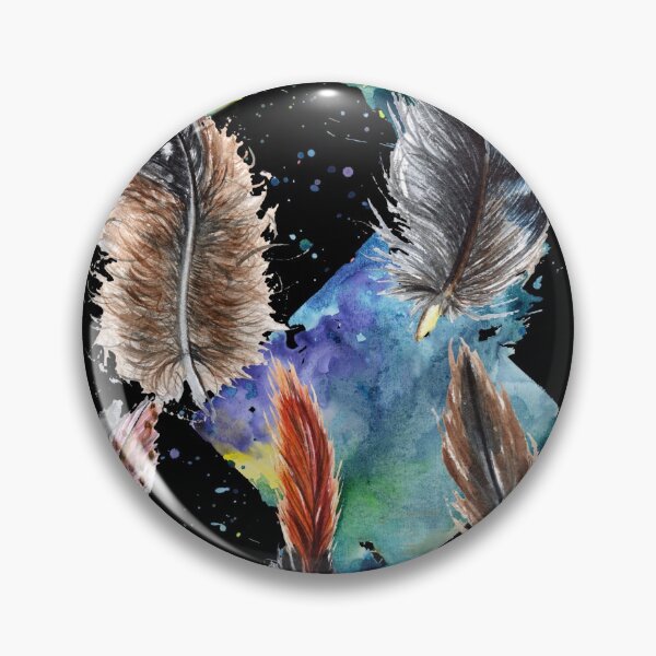 Item preview,  Colorful feathers Pattern  designed and sold by remonss.