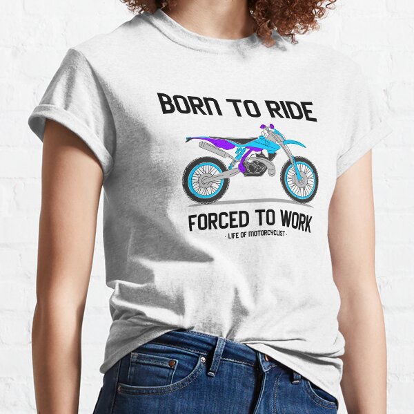 Baby Motorbike T-Shirt "Born to Ride" Bike Biker Trials Boy Girl Tee Clothes 