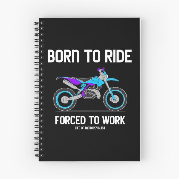 Item preview, Born To Ride Forced To Work Biker Motorcycle designed and sold by KLINESTORE.
