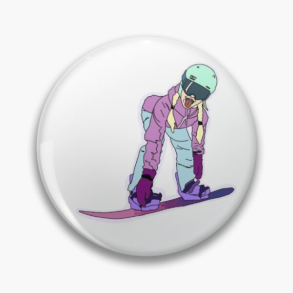 Item preview, snowboarder gal designed and sold by maddyangelos.