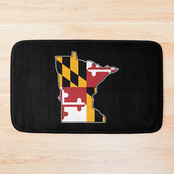 Item preview, Maryland Flag Minnesota Map designed and sold by MarylandStyle.