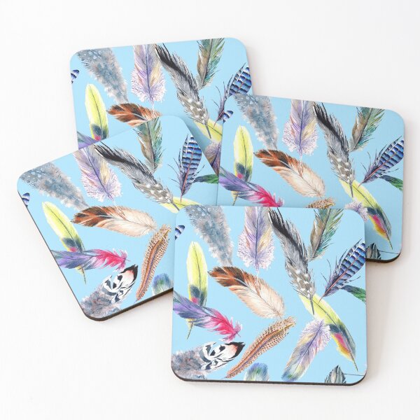Item preview,  Colorful feathers Pattern  designed and sold by remonss.