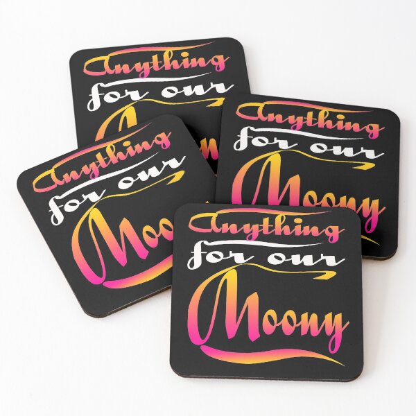 Item preview, anything for our moony,cute moon, colorful, cool, retro, vintage designed and sold by hakiseller.
