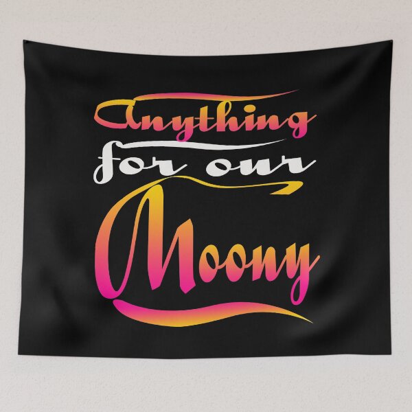 Item preview, anything for our moony,cute moon, colorful, cool, retro, vintage designed and sold by hakiseller.