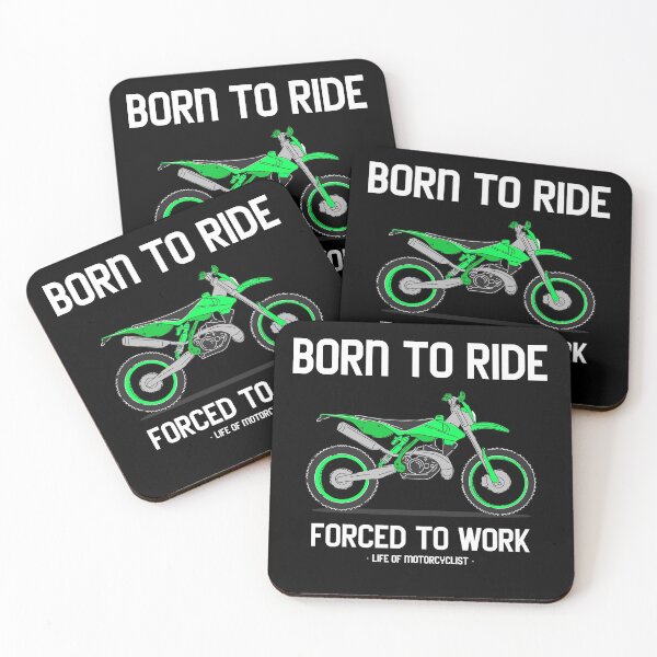 Item preview, Born To Ride Forced To Work Biker Motorcycle designed and sold by KLINESTORE.