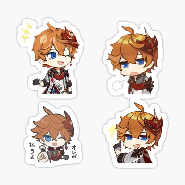 Chibi Childe Geshin Impact Sticker