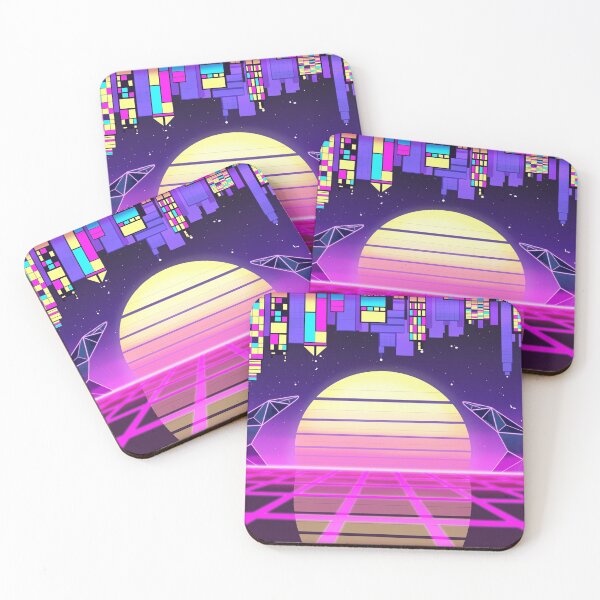 Item preview, Synthwave-Sky City designed and sold by PocketShadow.