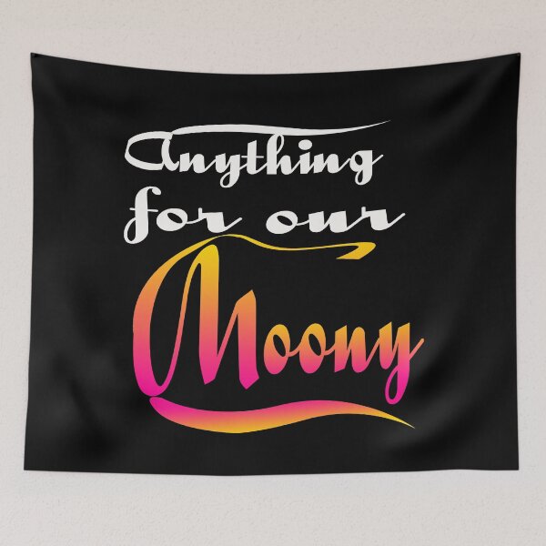Item preview, anything for our moony,cute moon, colorful, cool, retro, vintage designed and sold by hakiseller.
