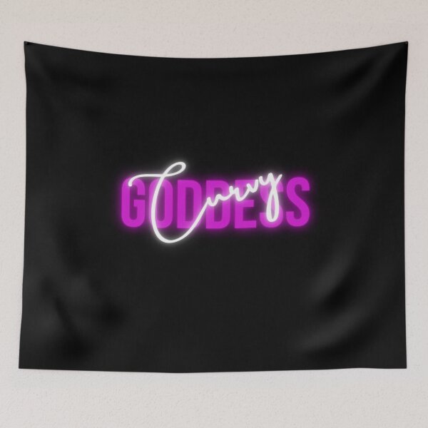 Item preview, Curvy Goddess (Dark Background) designed and sold by Wild Blue Designs NZ.