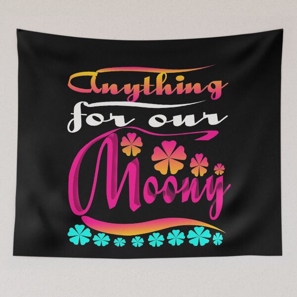 Item preview,  anything for our moony,cute moon, colorful, cool, retro, vintage designed and sold by hakiseller.