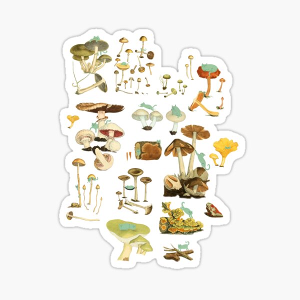 Feline Fungus! Sticker