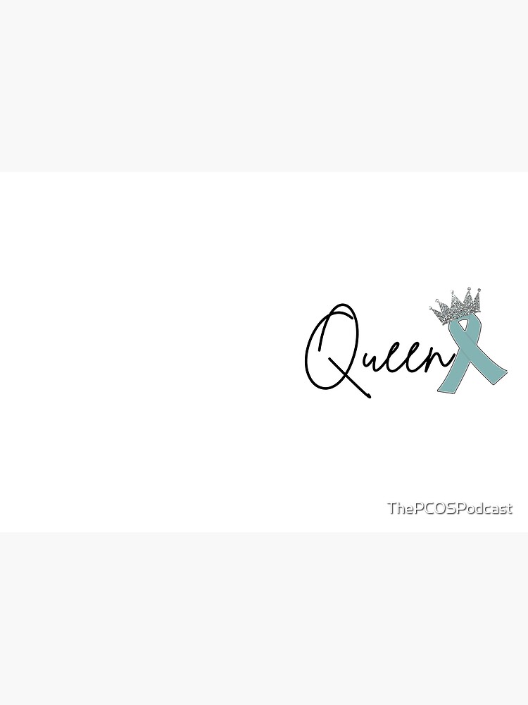 PCOS Glitter Queen Crown by ThePCOSPodcast
