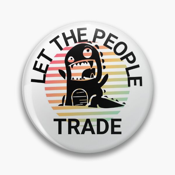 Item preview, Let The People Trade Black on White designed and sold by KananiandKiki.