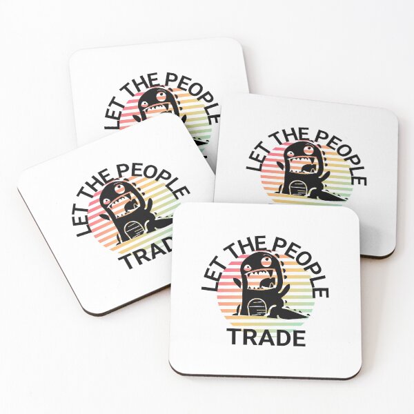 Item preview, Let The People Trade Black on White designed and sold by KananiandKiki.