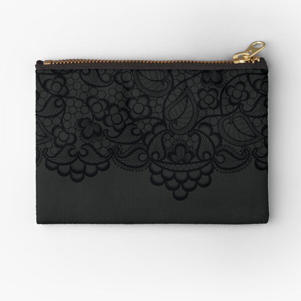 Motif de dentelle gothique noir Pochette