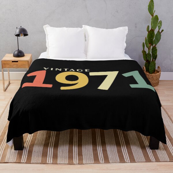 Item preview, Vintage 1971, 50th Birthday Distressed designed and sold by timiart.