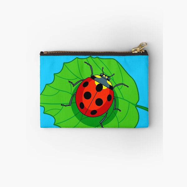 Item preview, Ladybug on green leaf designed and sold by AlexanderZam.
