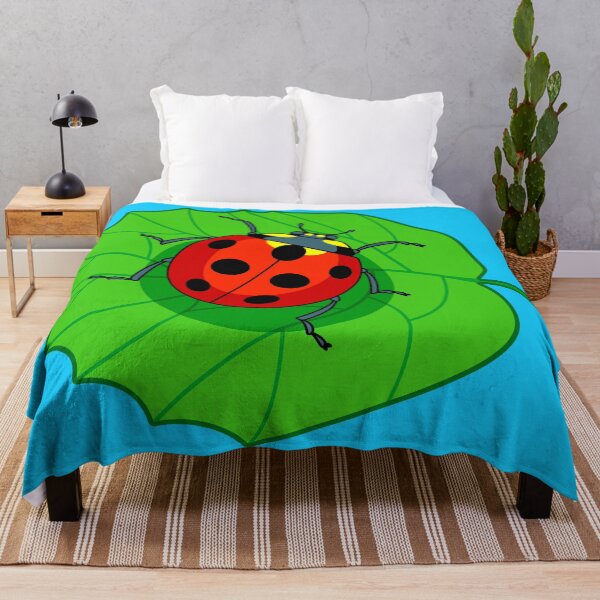 Item preview, Ladybug on green leaf designed and sold by AlexanderZam.